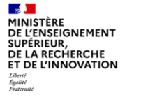 Vers le site du Ministère de l'enseignement supérieur
de la recherche et de l'innovation